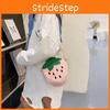 Kindergarten Girls Fashionable Plush Strawberry Chain Bag 2023 Soft Breathable Wearresistant Purse Coin