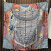 High-end 91 square scarves 111 silk scarves, femininity versatile pony decorative scarves, gift-giving gifts
