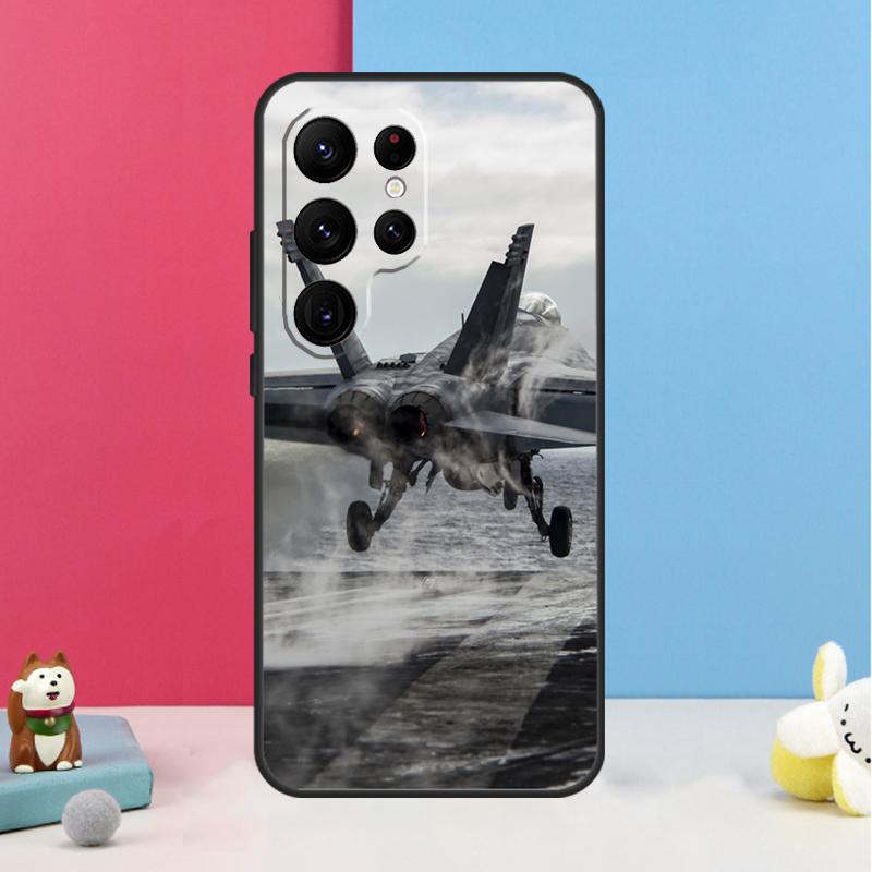 Fighting Plane Aircraft Case For Samsung Galaxy S24 S26 Ultra S20 S21 S22 S23 S25 Plus S10 S25 FE Back Cover Shell