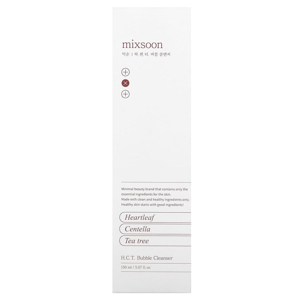 mixsoon HCT Bubble Cleanser, 5,07 жидких унций (150 мл)