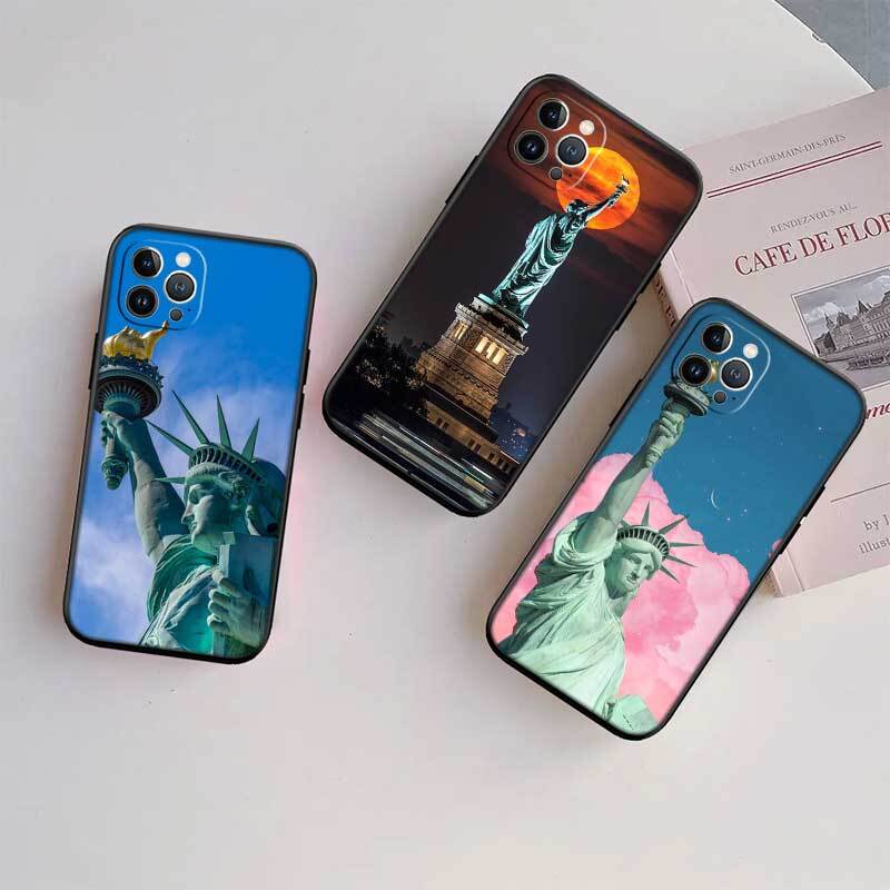 Чехол для телефона Статуя Свободы для Redmi Note 12 12S 12C 13 13C 13R 14 14S 14R 14C 11A 13X A3 A3X A4 A5 Pro Max Plus