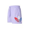 Adidas Originals Trefoil Tricolor Logo Шорты для плавания Мужские шорты для плавания Светло-фиолетовые GN3569