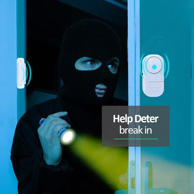 1-10 шт. беспроводной дверной датчик мини-окна дверная сигнализация магнитный датчик беспроводной домашний оконный дверной вход анти-вор охранная сигнализация 90 дБ