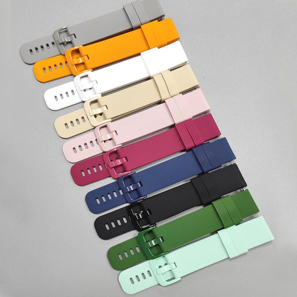 Силиконовые ремешки для часов 22 мм для Mi Watch 5 2 Pro Цвет 2 Наручный ремешок Xiaomi Watch S4 Sport S3 S2 S1 Active/Pro Регулируемый браслет