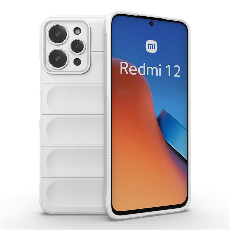 Для Redmi 12 Чехол Чехол Xiaomi Redmi 12 Capas Phone Bumper Back Armor Противоударный Мягкий TPU Защитный Объектив Fundas Redmi 12