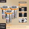Universal Anti-Odor Core for Bathroom Floor Drains - Insect-Proof, Odor-Blocking, and Filtered Drain Cover