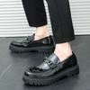 Loafers Designer Men's Casual Shoes Luxury Outdoor Platform Shoes Slip On Fashion Leather Formal Shoes Wedding Driving Mocassin