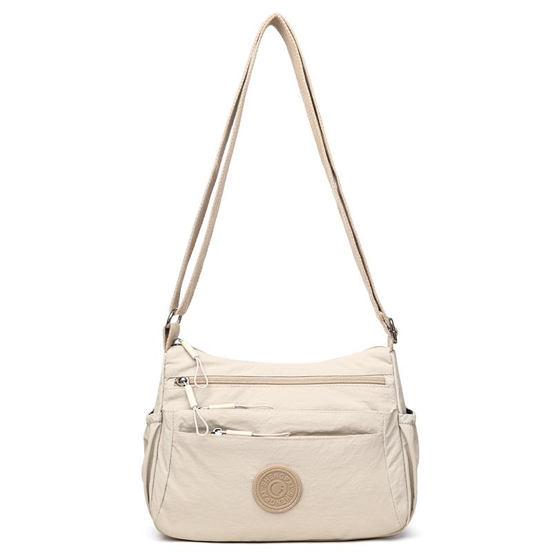Women's Multi-Layer Crossbody Bag Lightweight Shoulder Bag Middle-Aged and Elderly Mother Bag