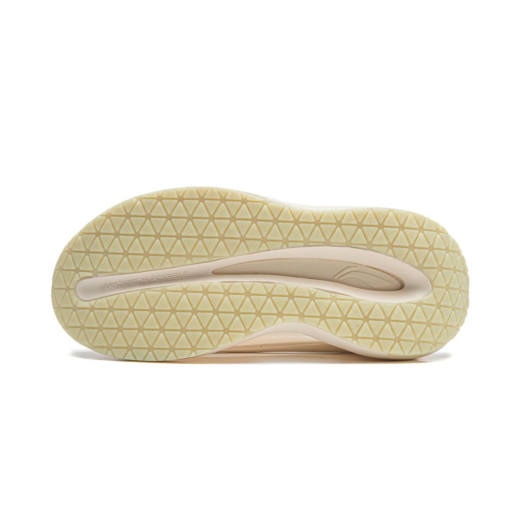 Li Ning Cloud Travel Slay Comfortable Trendy Slide Sandals Unisex Footwear Off-White AZSU005-1