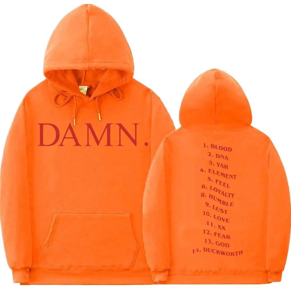 Рэппер Damn Kendrick Lamar Pglang Mr Morale & The Big Steppers Альбом Треклист Толстовка Унисекс Женская Толстовка в стиле хип-хоп Модный стиль