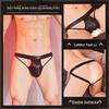 Feimu Men's Hollow Double-Button Hip-Revealing Thong Underwear - 20 Pack