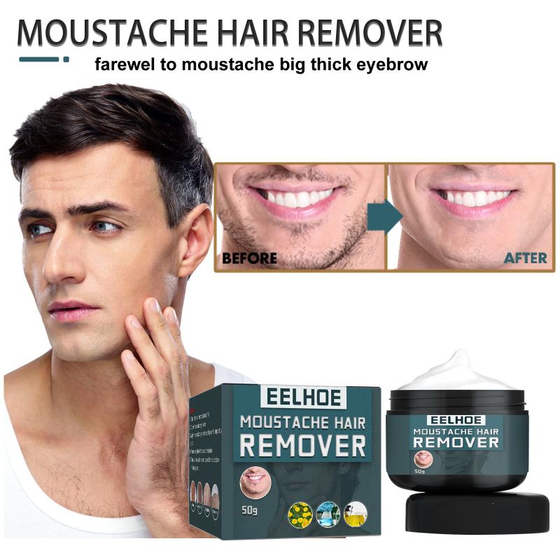 Mens Chest Hair Removal Cream Painless Fast Beard Leg Armpit Hair Remover Gentle Non Irritating Whitening Smoother Skin