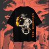 Цельный Portgas D. Футболка с принтом Ace Fire Fist на спине Мужская Женская Аниме Графика Хлопок Короткий рукав Уличный стиль