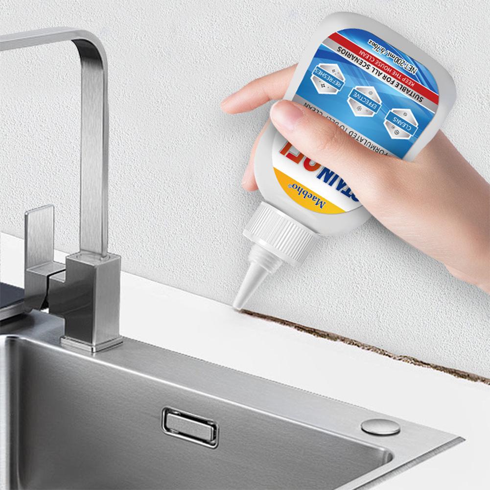 200 мл Гель для удаления плесени Очиститель стиральной машины Удаление пятен Активные бытовые чистящие средства Большая емкость Устранитель запаха Очистка