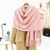 Women'S Thick Warm Solid Color Scarf Autumn And Winter New Style Cashmere Scarf Versatile Wool Scarf