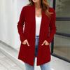 Women's Lightweight Cardigan Sweaters Open Front Long Sleeve Casual Loose Thin Cardigans With Pockets
