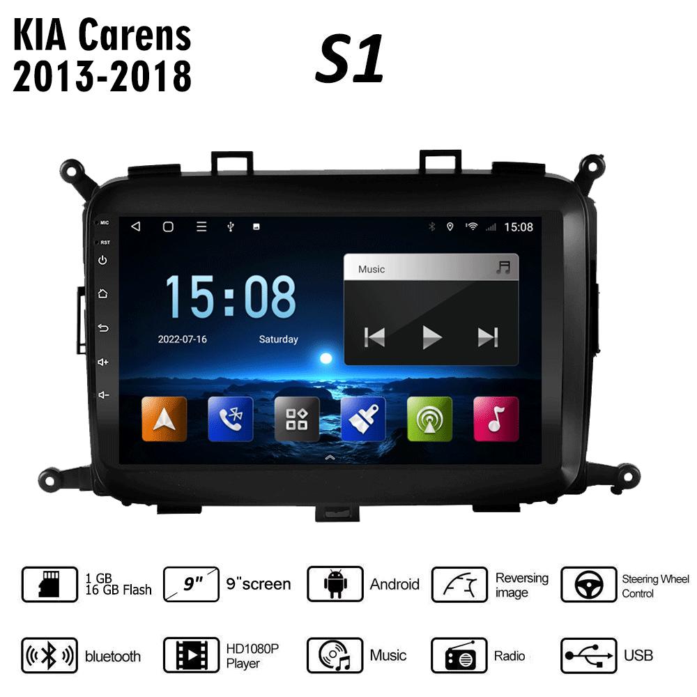 9-дюймовый беспроводной автомобильный радиоприемник на базе Android Carplay для KIA Carens 2013-2018, мультимедийный видеоплеер, GPS-навигация, WIFI, 2 + 32 ГБ