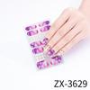ZX 3D Waterproof No-Cure Gel Nail Wraps, Full Cover Japanese & Korean Style Spring & Summer Nail Stickers, Nail Patch Films