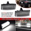 2x White Car LED License Number Plate Light Lamp For Nissan Altima Maxima Murano Pathfinder Rogue Quest Sentra Versa Note JX35