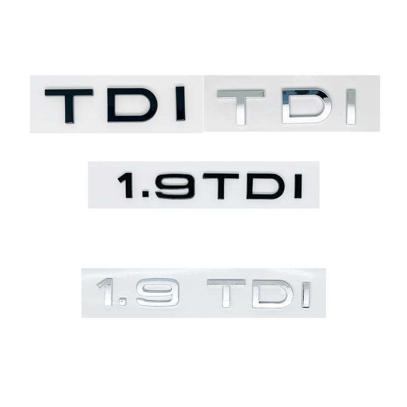 2.0TDI 3.0TDI 1.9 4.2 4.5 5.5 5.0 TDI car sticker for 7gjfp S4 6 SQ3 RS5 78TTS refit tail displacement label car accessories gjfp7