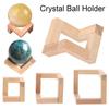 Craft Desktop Ornament Wood Display Stand Moon Lamp Base Glass Sphere Bracket Crystal Ball Holder