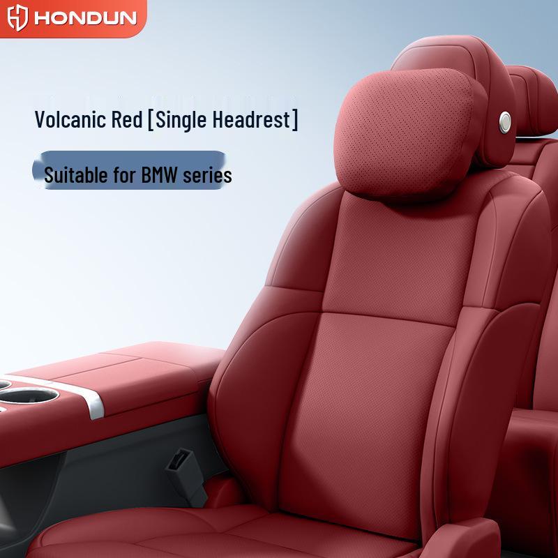 BMW & MINI Headrest Neck Pillow: Compatible with 3, 5, 7 Series, X1, X3, X5, Mini, i3, M4. Ideal for lumbar support.