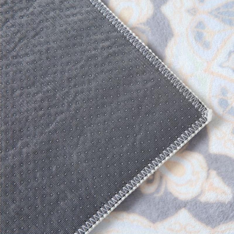 Christmas Imitation Cashmere Carpet Home Living Room Bedroom Atmosphere Christmas Decoration Red Christmas Tree Base Floor Mat