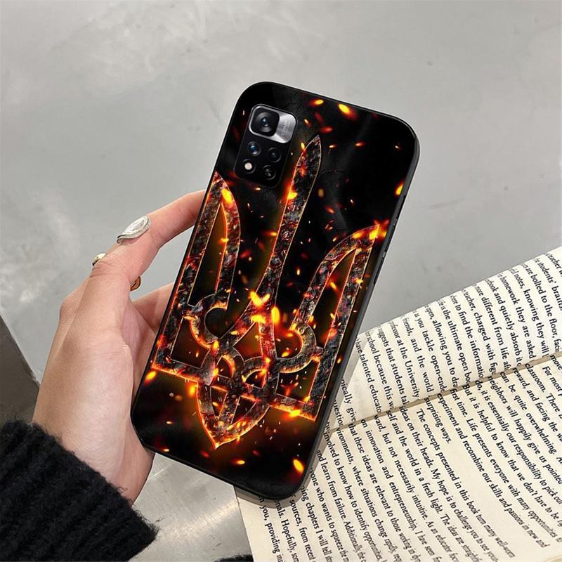 Phone Case For Xiaomi Redmi Note 11S 11 10 Pro 9Pro 8Pro Note9 9S 10S 9T Redmi 10 10C 9C 9A Ukraine Flag Case Funda Capa Cell