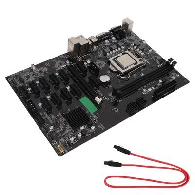 Материнская плата B250B 12 слотов PCIe VGA DVI выход 2.8GHz CPU Высокоскоростная материнская плата DDR4 для компьютера