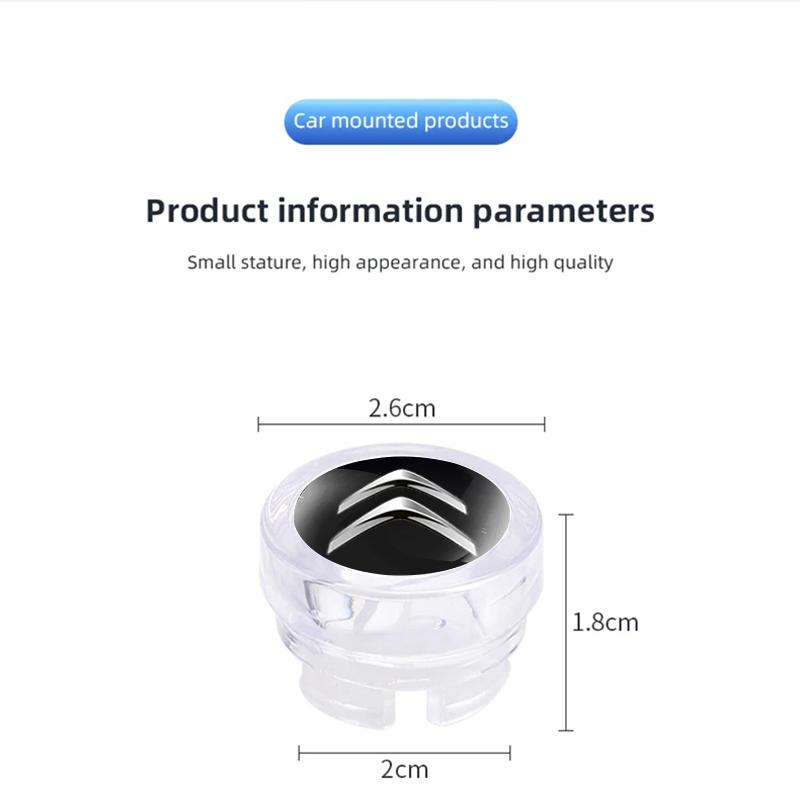 AIJ4 Citroen Car Cigarette Lighter Dust Plug Socket Cover Cap For Citroen C2 C3 C4 C5 Cactus Auto Interior Accessories (6 Colors)