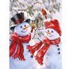 DIY 5D Алмазная картина Снеговик Мозаика Рождественская Алмазная вышивка