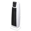 IRIS OHYAMA Ceramic Fan Heater Ceramic Heater Tower Type Slim High Type Oscillating Type Air Blower Function No Human Sensor 1200W ~8 Tatami Width 19