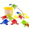 Vibrant Mini Jumping Frogs Educational Game for Kids