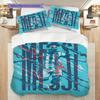Lionel Messi Football Legend Bedding (1 * duvet cover + 2 * pillowcase, without core) 2D Flat Duvet cover and pillowcase Bedding set