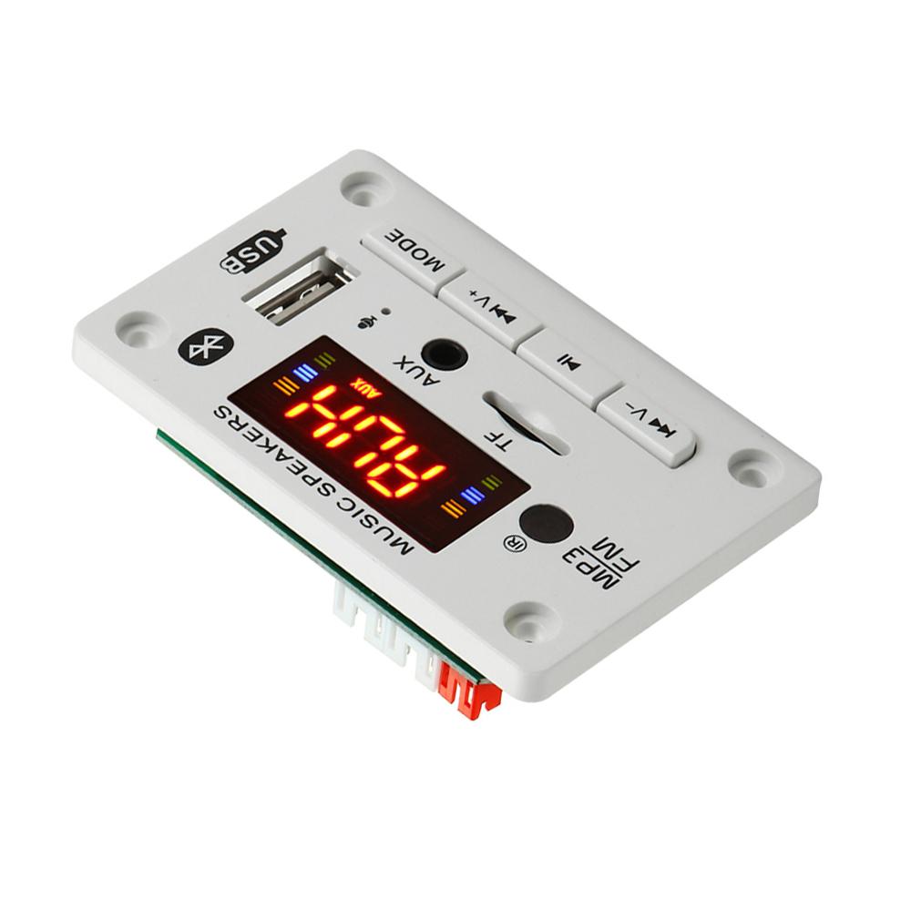 Новый DC12V беспроводной Bluetooth 5.0 MP3 WMA декодер плата аудио модуль поддержка USB TF AUX FM запись автомобильные аксессуары