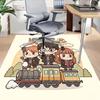 1PC Harry Potter train Non-Slip Floor carpet, suitable for Office, bedroomand playrooms. It can also be used as a sofa footrest cover-T54