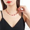 Элегантный женский браслет с клубникой - Сладкая летняя мода, фруктовые украшения