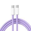 3Ft 6Ft Nylon Braided PD 60W 5A USB C to USB C Fast Charging Data Cable for iPhone 16 15 Pro Charge Usb C Cable