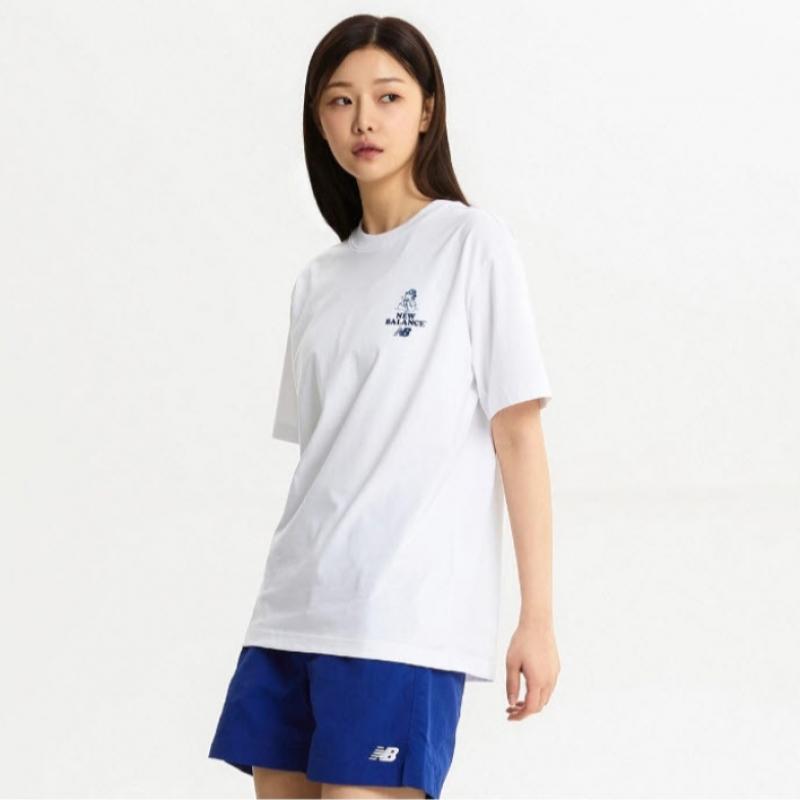 New Balance Футболка Nqj Nbnee21523 10 Uni Nb BOy BOstOn с коротким рукавом O