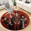 1 шт. Круглый ковер One Direction для офиса, комнатный коврик, подходит для офиса, под офисные стулья, спальни, гостиной, домашнего декора, декора комнаты