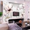 Modern Flower Wallpaper Jewelry Flower Soft Package Mural Home Decor Living Room Bedroom Mural 3d Wallpaper