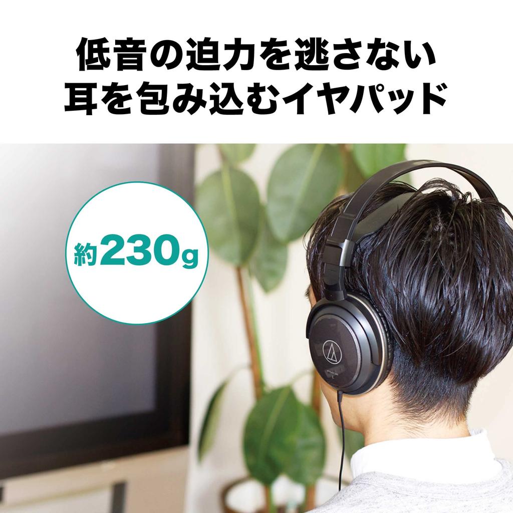 Динамические наушники Audio-Technica ATH-AVC300 Черные