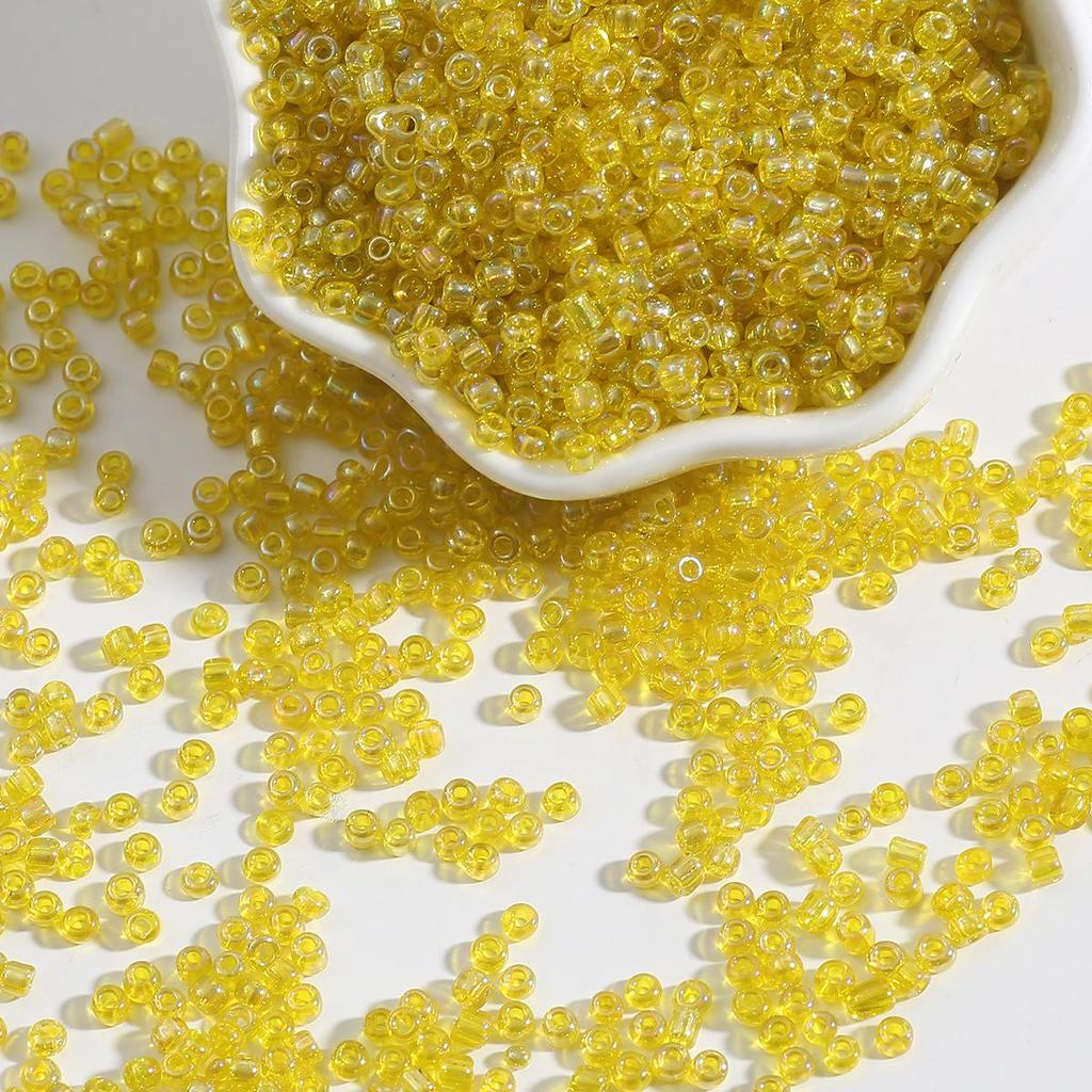 2/3/4 мм покрытые цветные серии стеклянные рисовые бусины для украшения ювелирных изделий, изготовления ожерелья, браслета «сделай сам»