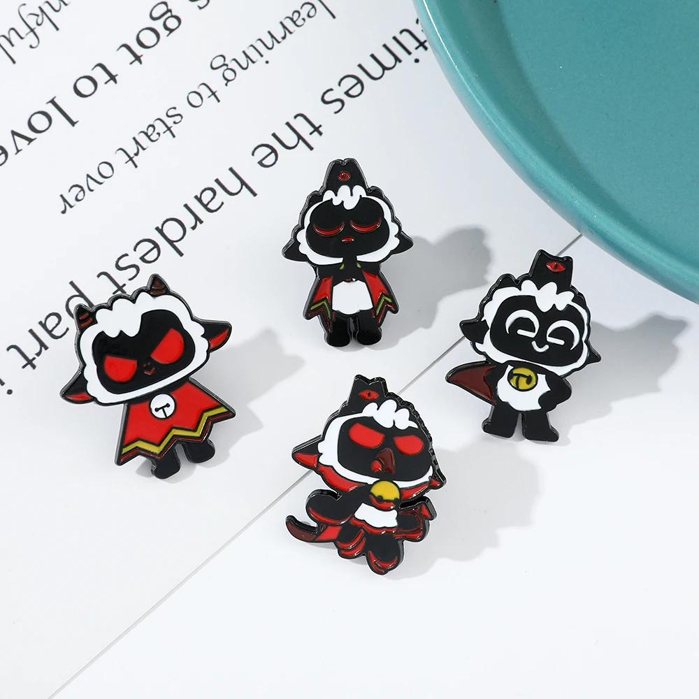 Новинка в Аниме Игре Культ Ягненка Значки Мультяшные Металлические Эмалированные Значки на Рюкзак для Женщин Броши Одежда Украшения Подарок