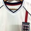 2002 England Home Football Jersey Long Sleeve Beckham Owen National Team Sports Top