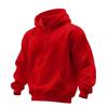Unisex Winter Solid Color Hooded Sweatshirt Loose Fit Long Sleeve Casual Pullover Men Women