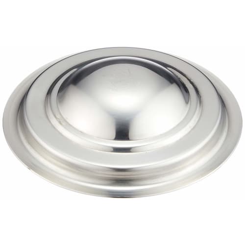 Endo Shoji Commercial-Grade Lid for Bain-Marie Pots, 10cm, 18-8 Stainless Steel, Made In Korea, ABV03010