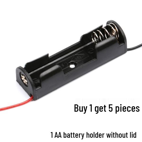 Держатель для 5 аккумуляторов 18650 с переключателем и проводами для DIY научных проектов