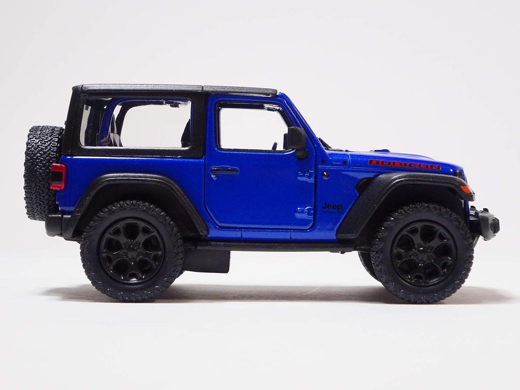 Мини-автомобиль Kinsmart Jeep Wrangler Rubicon Blue Hardtop KT5412B 1/34