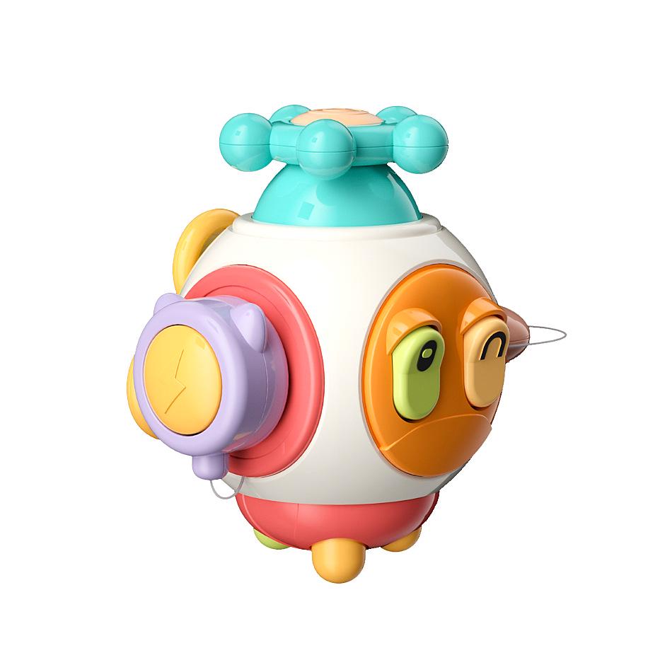 Busy Grabbing Ball: Tactile Rattle Toy for Infant and Toddler Hand Movement and Concentration Training